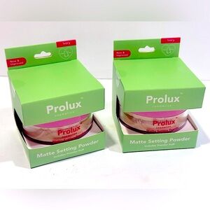 2 x Prolux Cosmetics Matte Setting Powder
- Ivory 0.35oz